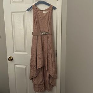 Blush Pink Lace Dress